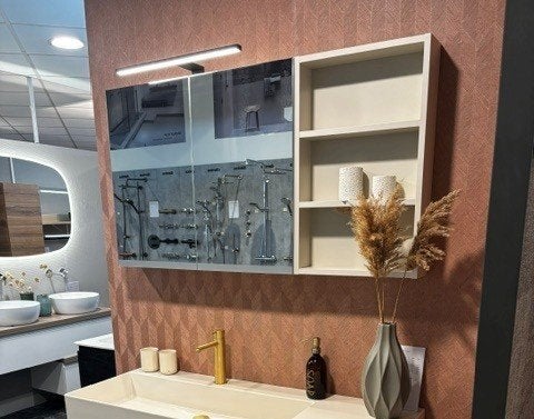 badkamer spiegelkast, Ophalen, Spiegelkast, 50 tot 100 cm, Zo goed als nieuw