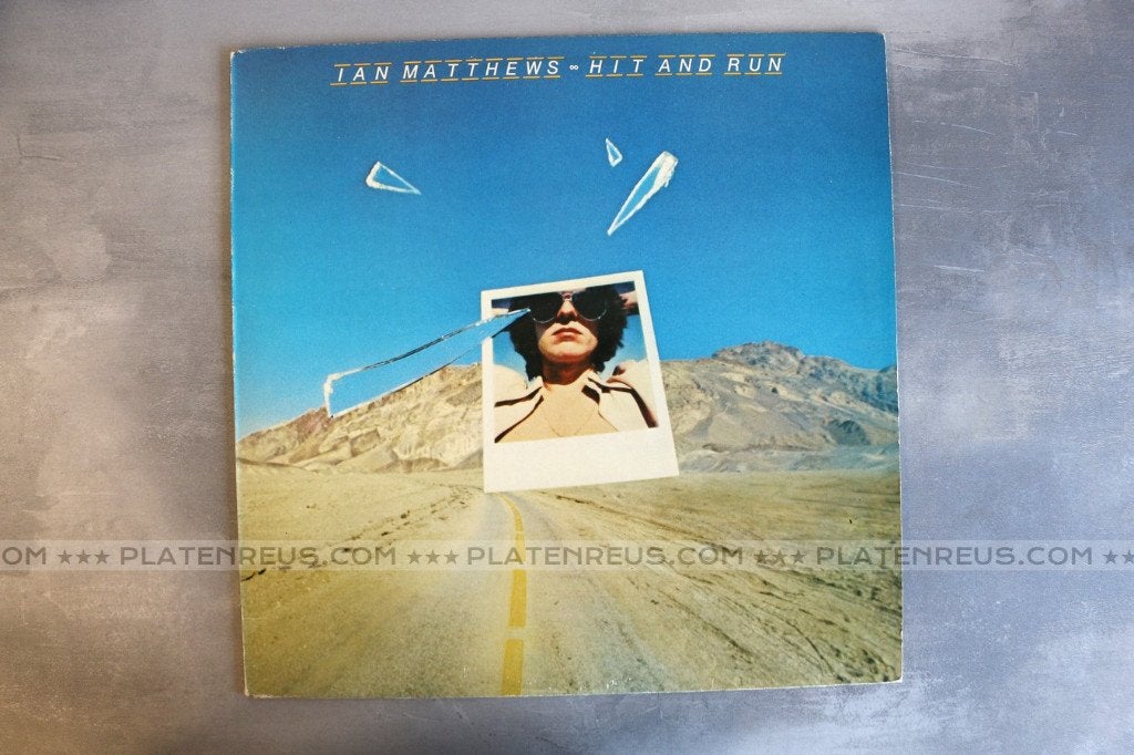 LP Ian Matthews – Hit And Run ( 1977 Poprock ) 4058, LP, Gebruikt, Ophalen of Verzenden, Inclusief binnenhoes