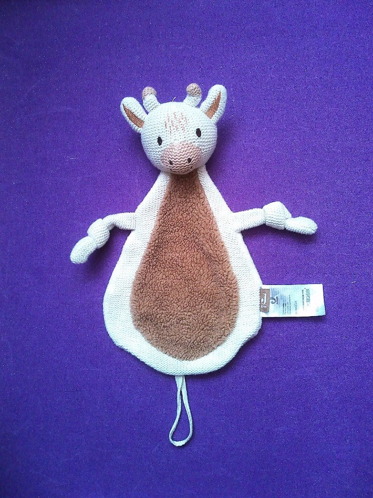 JOLLEIN Knuffeldoekje GIRAF. 25 CM **Nieuw**, Overige merken, Giraf, Nieuw, Ophalen of Verzenden