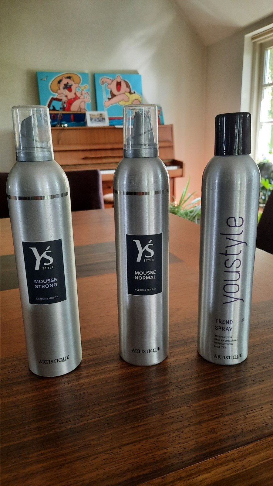 Artistique YS Style Mousse Strong Extreme Hold 4, Verzenden, Nieuw, Gel, Wax, Haarlak of Mousse
