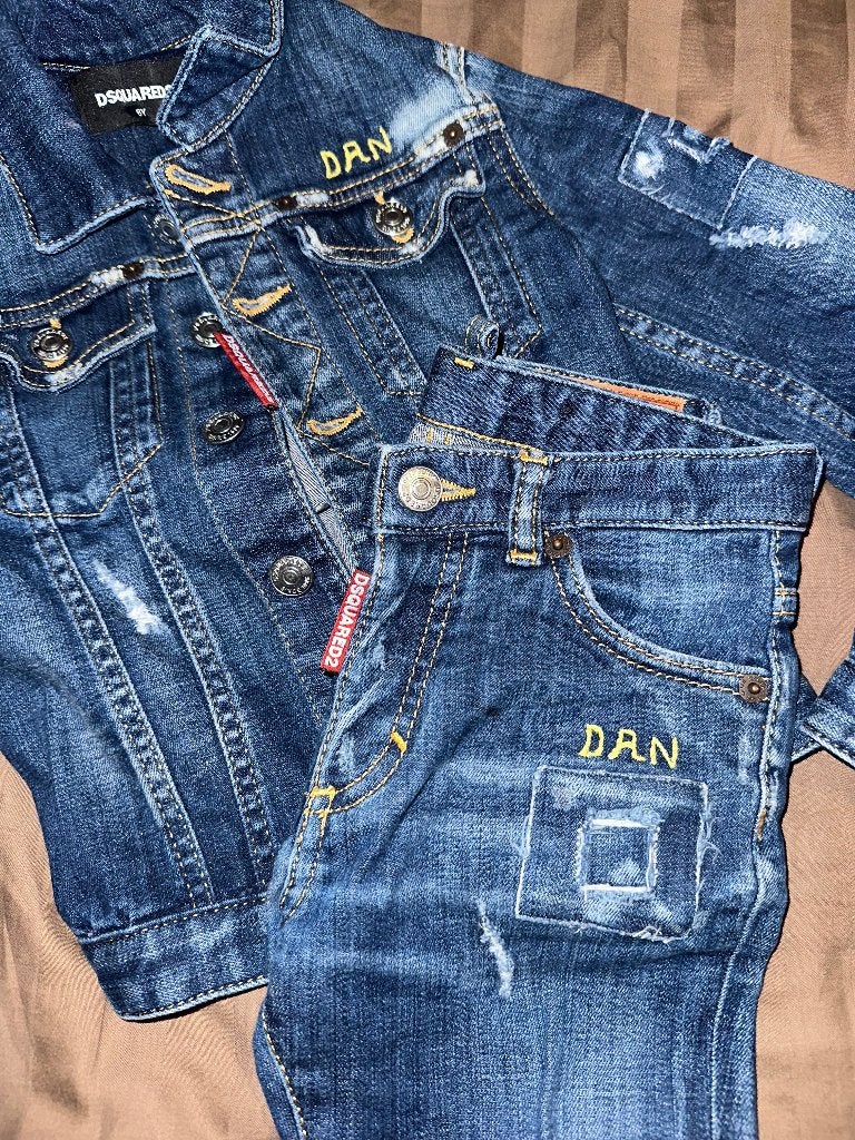 Dsquared set maat 6 jaar, Jongen of Meisje, Dsquared2, Ophalen of Verzenden, Zo goed als nieuw