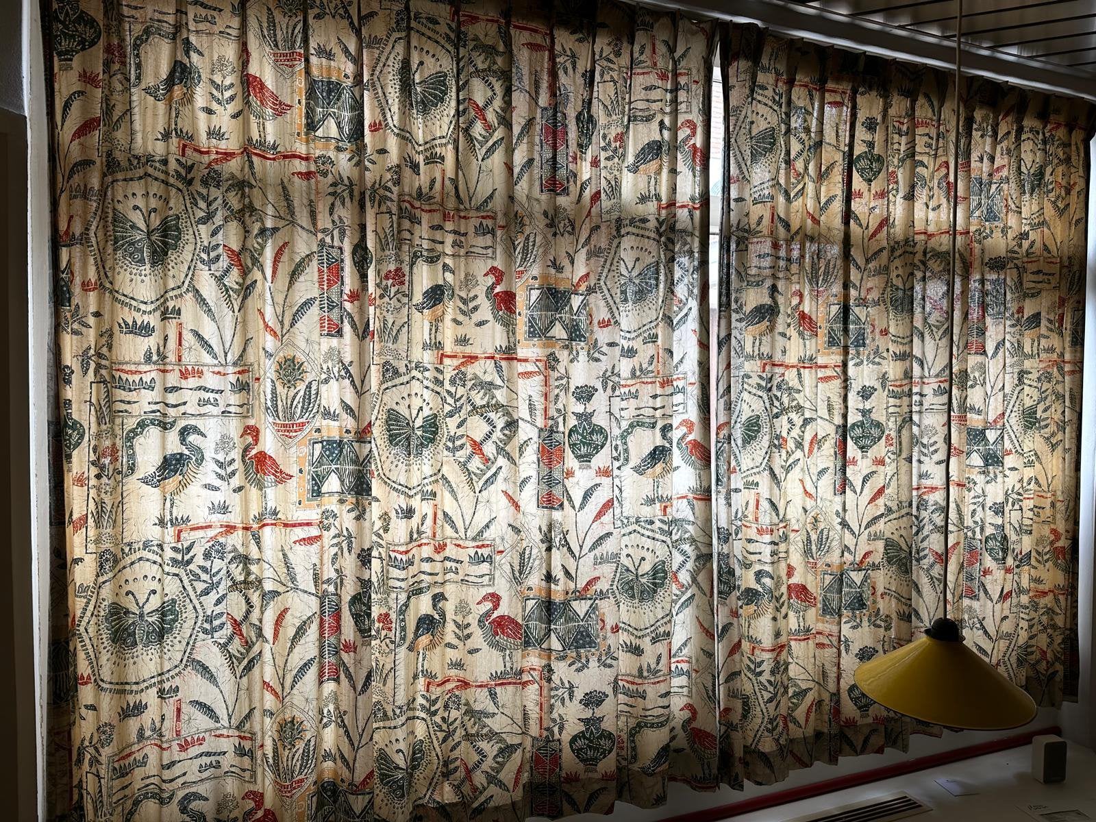 Kleurige gordijnen, 250x165cm (bxh)., Ophalen, Gebruikt