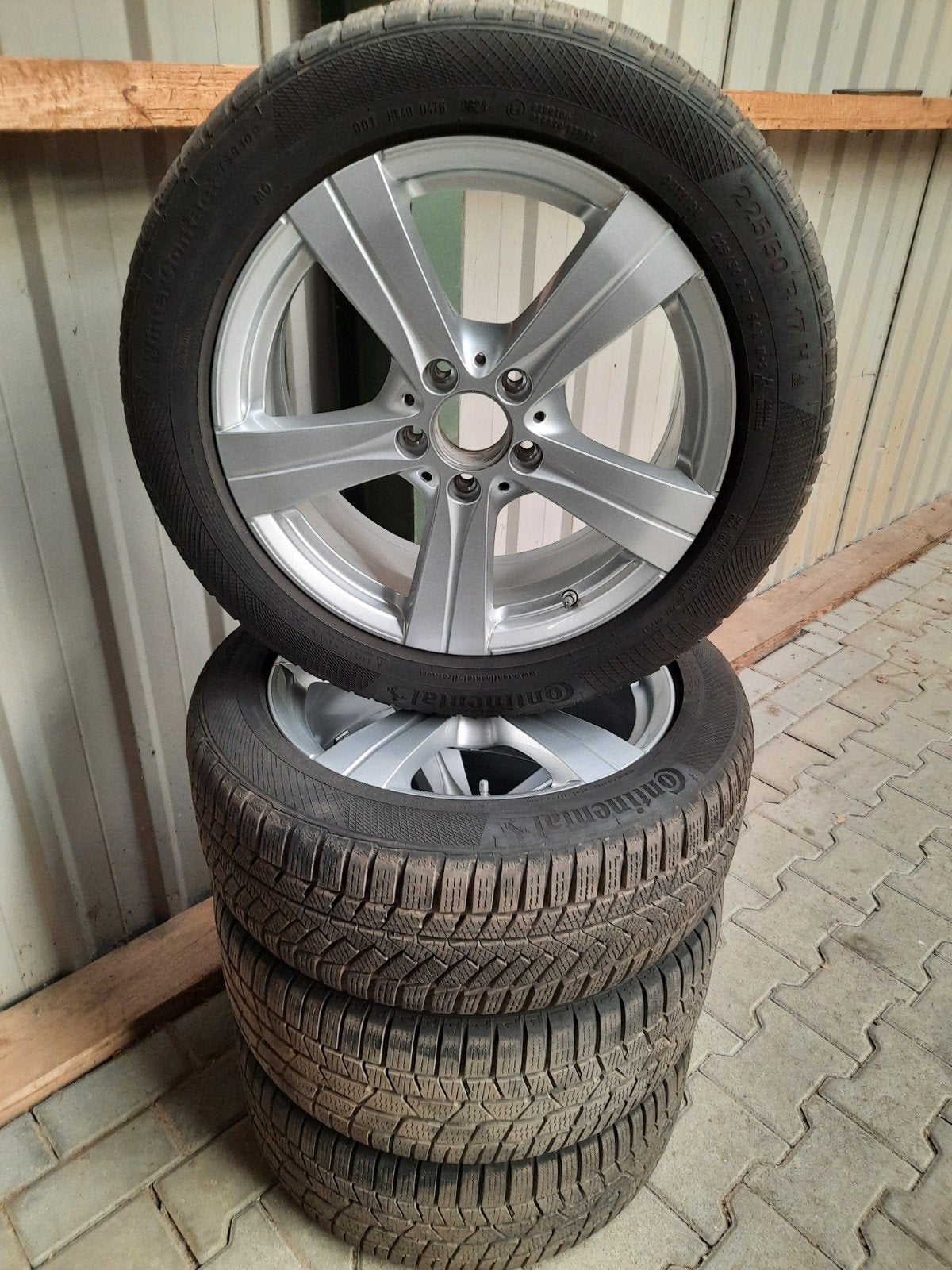 ZGAN 17 inch velgen BREDSET Mercedes C-Klasse C206 S206 W206, Auto-onderdelen, Gebruikt, Banden en Velgen, 17 inch, Personenwagen