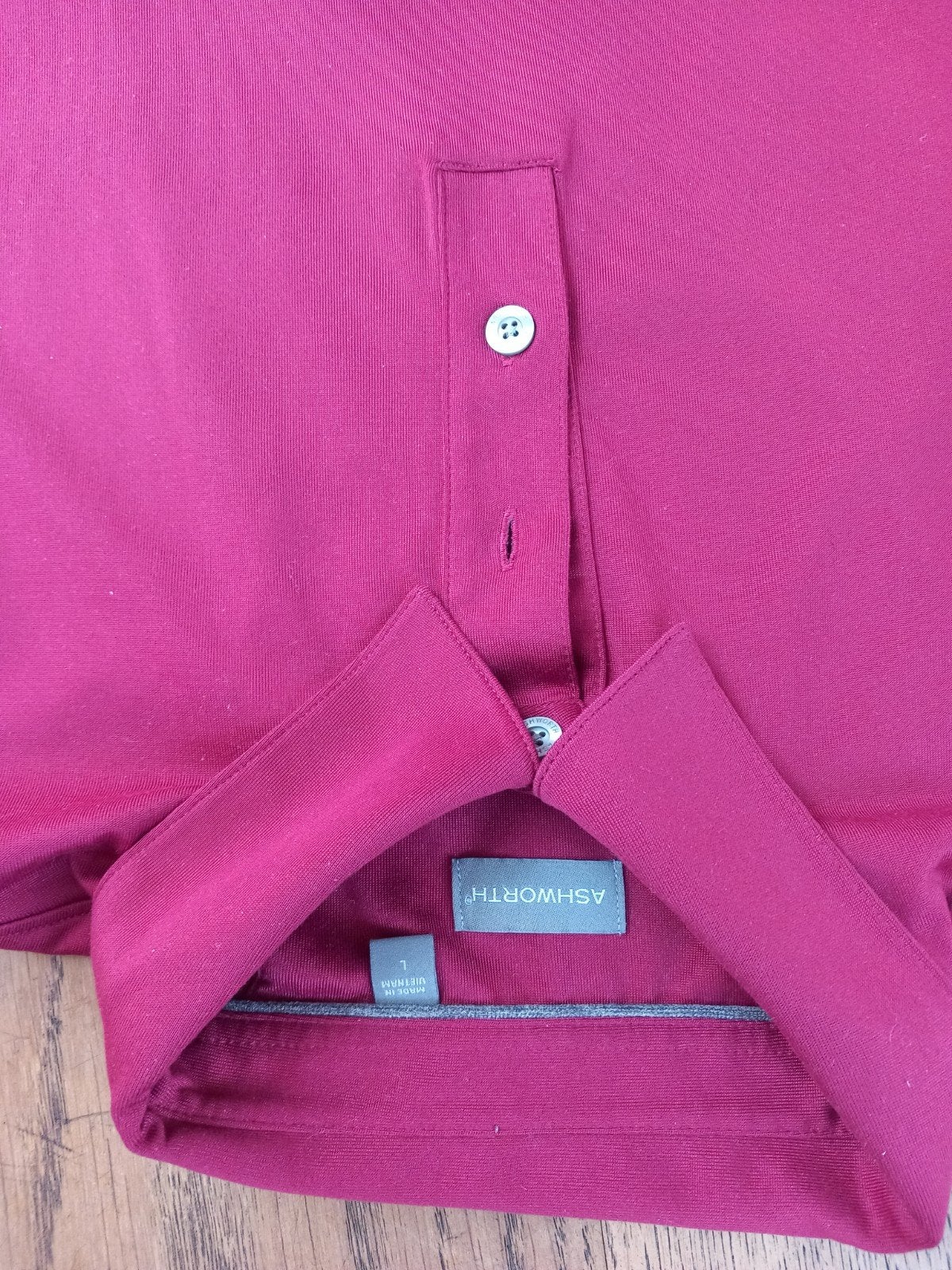 golfshirt met lange mouw(Ashworth), Maat 52/54 (L), Overige kleuren, Ashworth, Ophalen of Verzenden