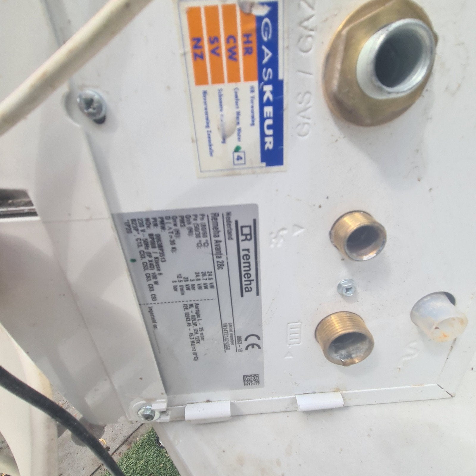 Remeha Avanta 28c CV-ketel, 30 tot 80 cm, Gebruikt, Hoog rendement (Hr), Cv-ketel of Combi-ketel