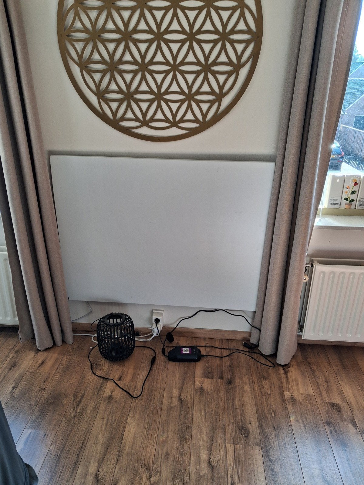 infrarood paneel 120cm x 90 cm met thermostaat 1000watt, Ophalen, Overige typen, 60 tot 150 cm, 80 cm of meer