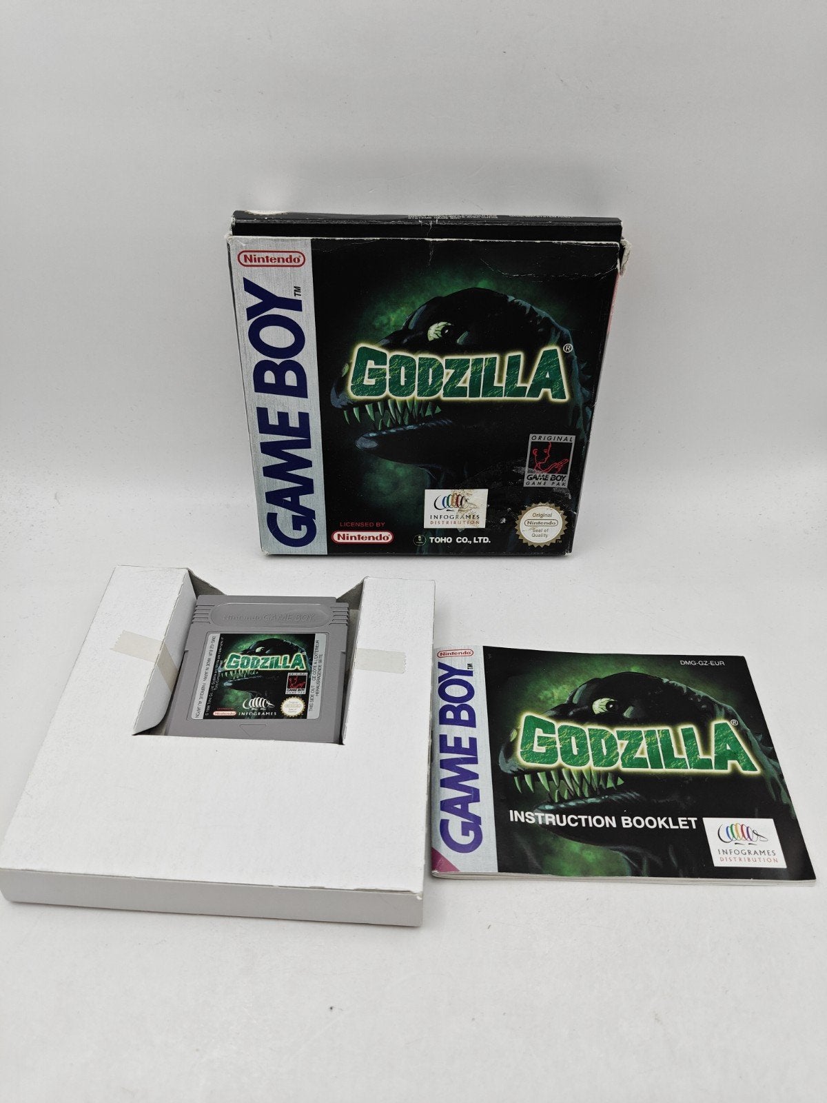 Godzilla Gameboy Classic CIB, Spelcomputers en Games, Games | Nintendo Game Boy, 1 speler, Zo goed als nieuw, Nintendo of Europe GmbH, Goldsteinstr. 235, 60528 Frankfurt am Main, Duitsland