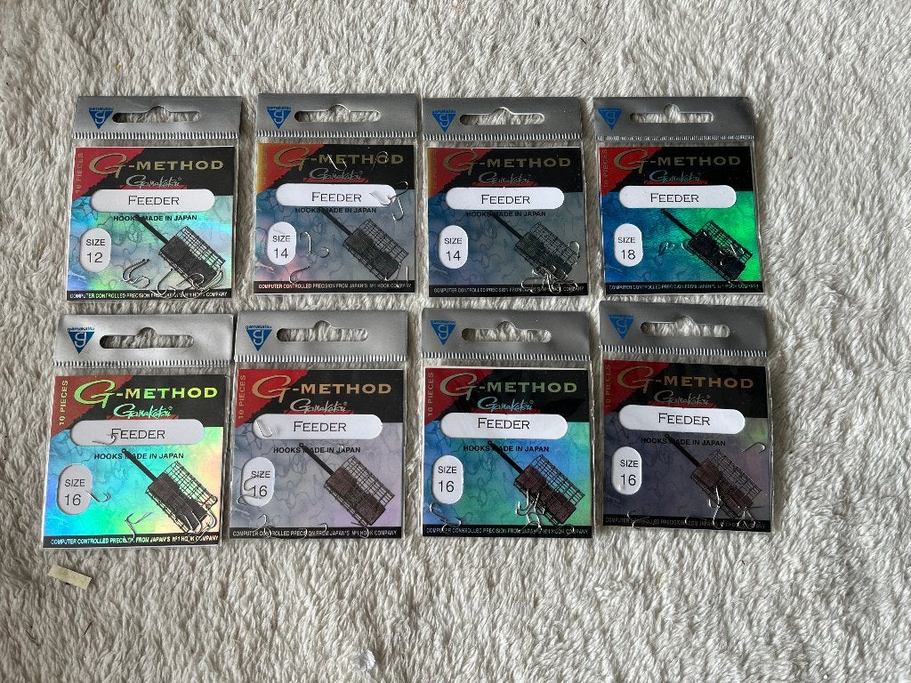 adv 448 / NIEUW set 8 pakjes haakjes GAMAKATSU, Ophalen of Verzenden, Nieuw, Haak