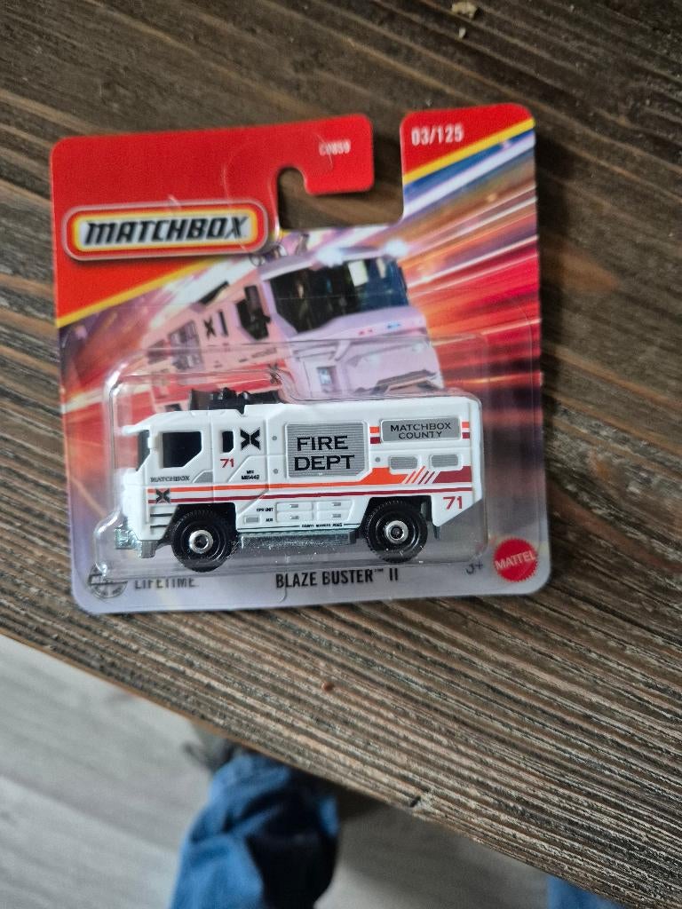 Matchbox Blaze Buster 2 3/125 fire dept, Ophalen of Verzenden, Nieuw, Auto