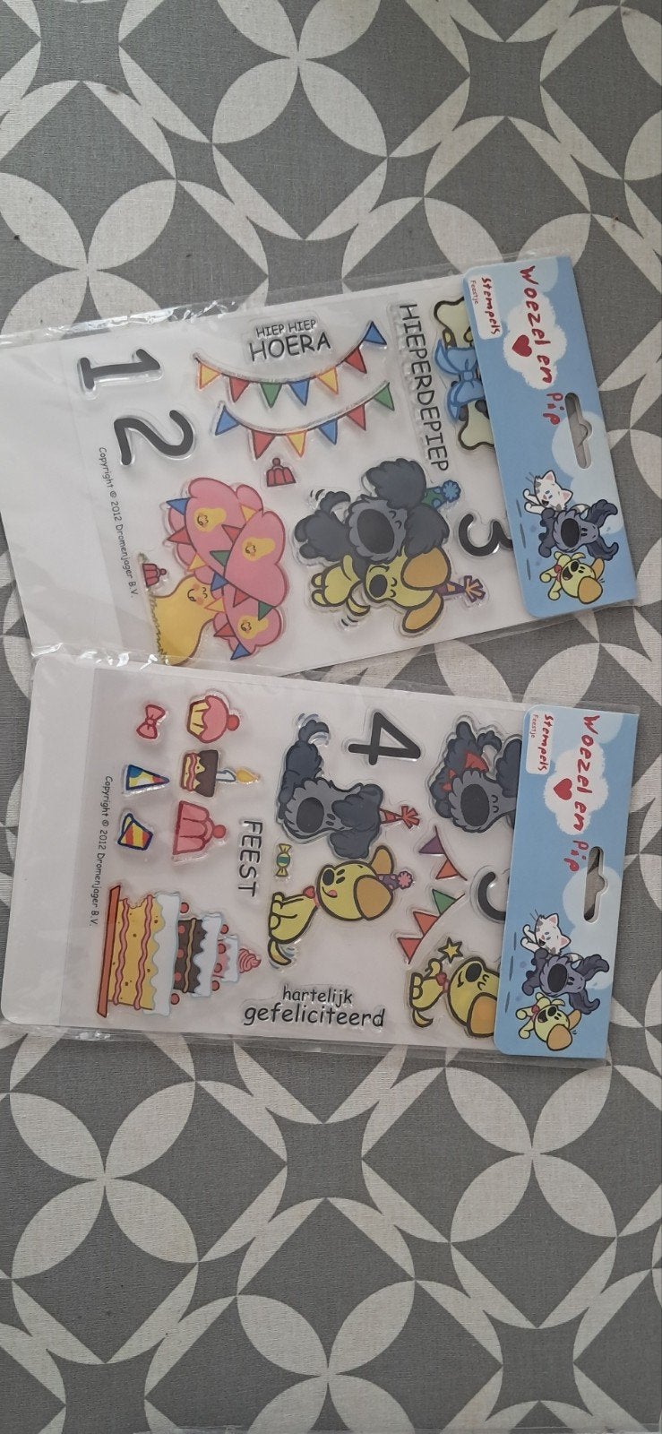 stempels Woezel en Pip, Ophalen of Verzenden, Nieuw
