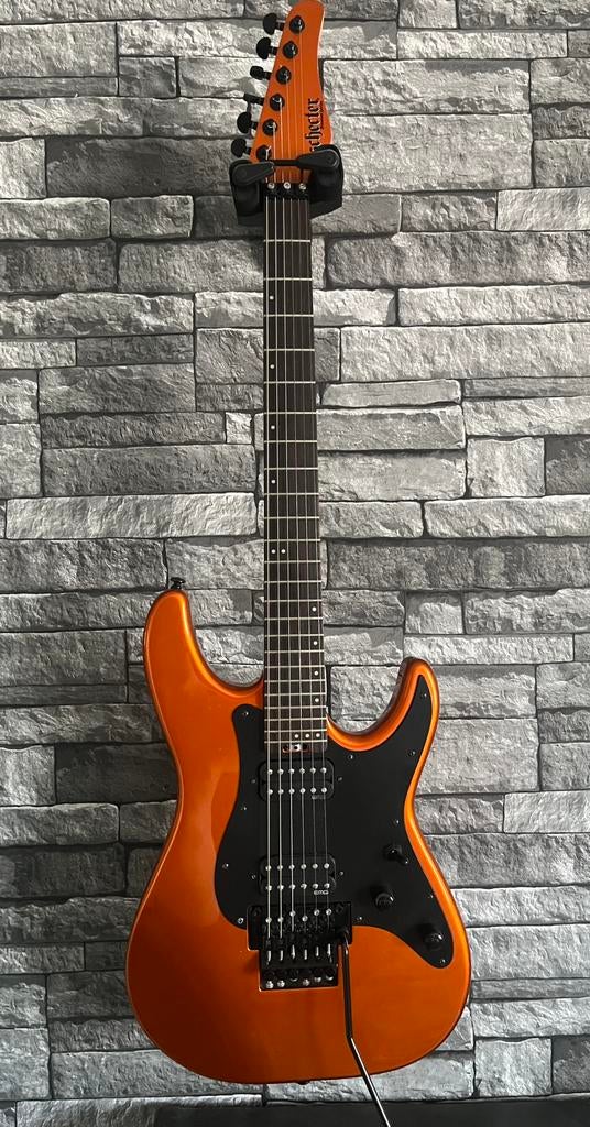 Schecter Sun Valley Super Shredder FR Lambo Orange, Ophalen, Gebruikt, Solid body, Overige merken