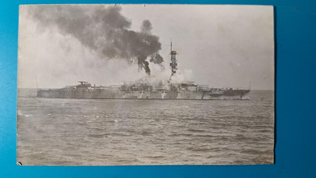USS WYOMING - amerikaans oorlogsschip fregat Rotterdam 1924, Ophalen of Verzenden, 1920 tot 1940