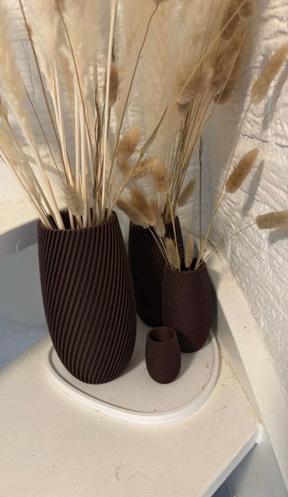 Unieke 3D-geprinte bloempotjes, diverse kleuren en patronen, Tuin en Terras, Bloempotten, Kunststof, Rond, Ophalen of Verzenden