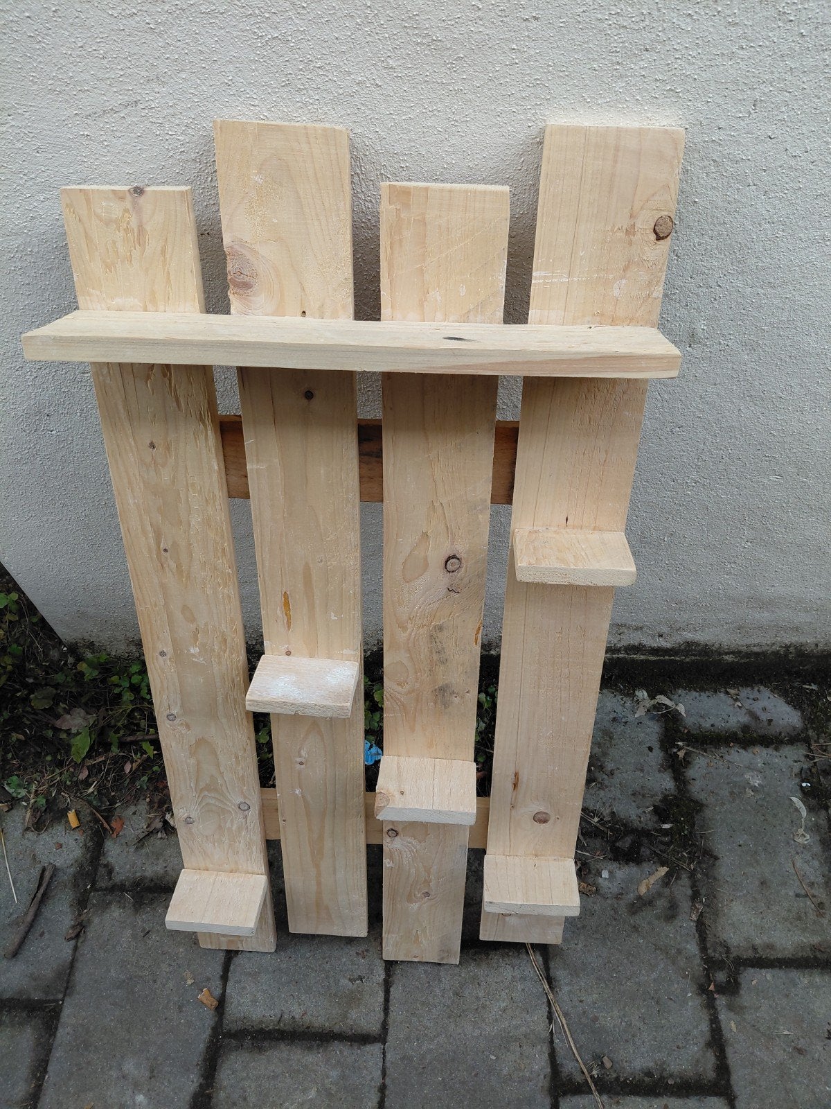 Houten plantenrek / decoratief rek van pallethout, Ophalen, Nieuw