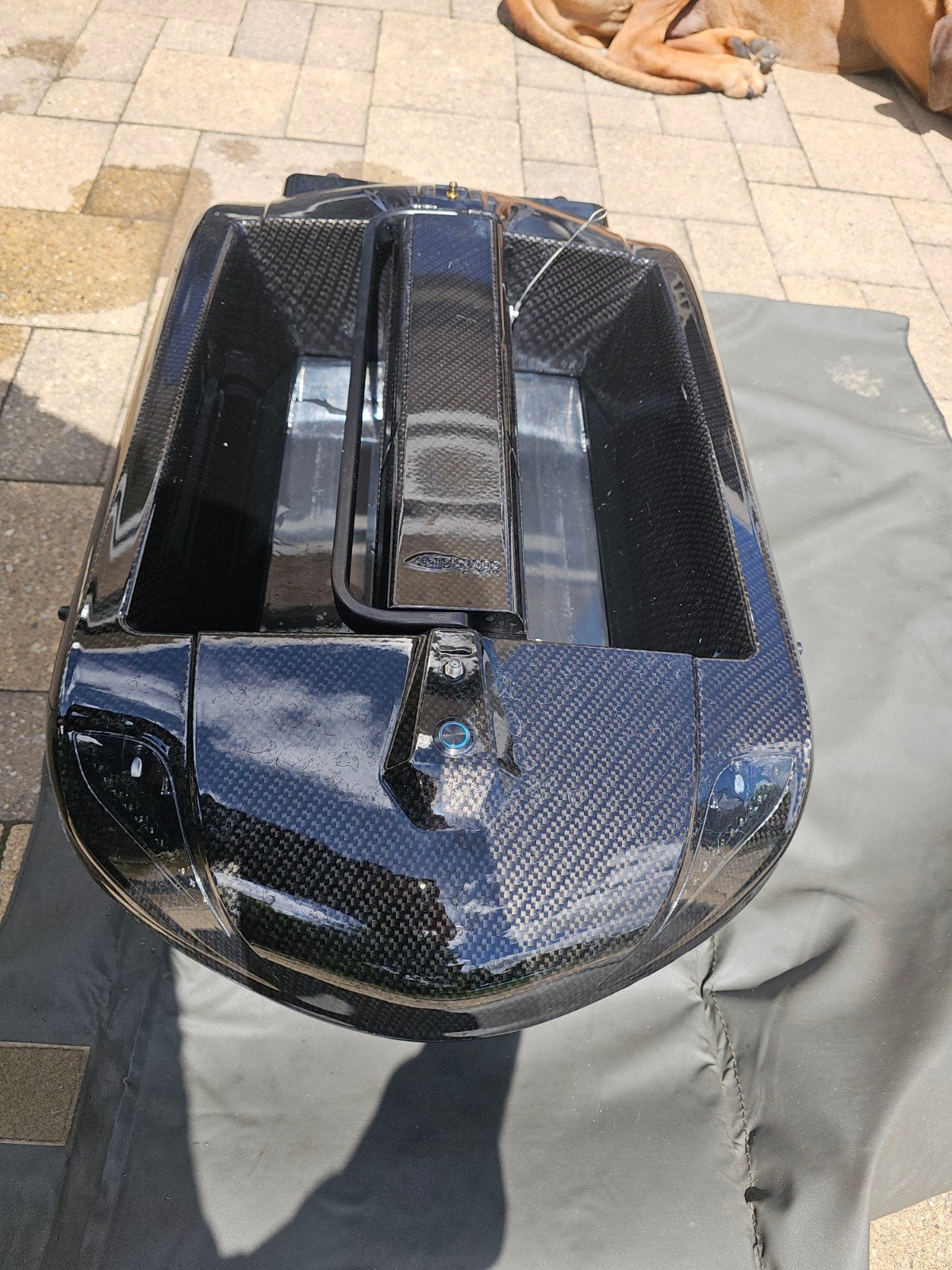 Carplounge rt4 v4 element qhd dark carbon glanz, Ophalen, Zo goed als nieuw, Overige typen