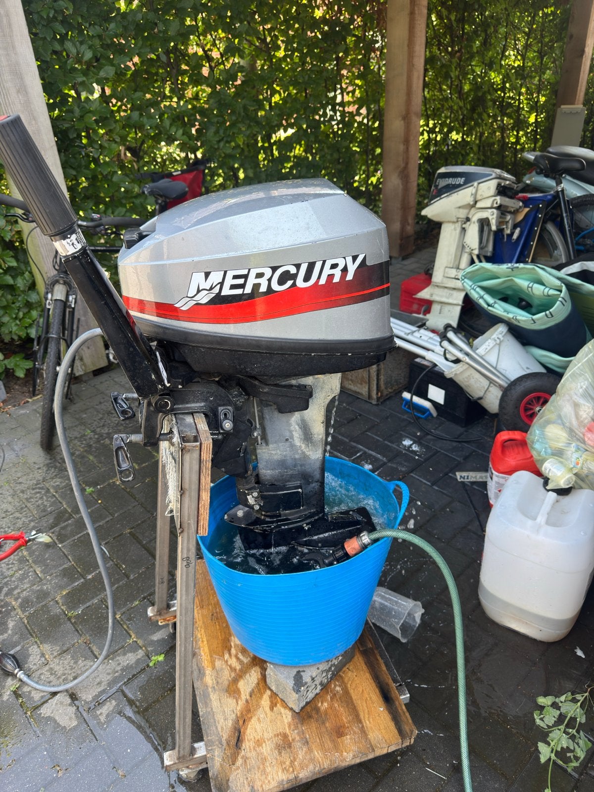Mercury/Mariner 8pk 2-takt buitenboordmotor, Ophalen of Verzenden, Gebruikt