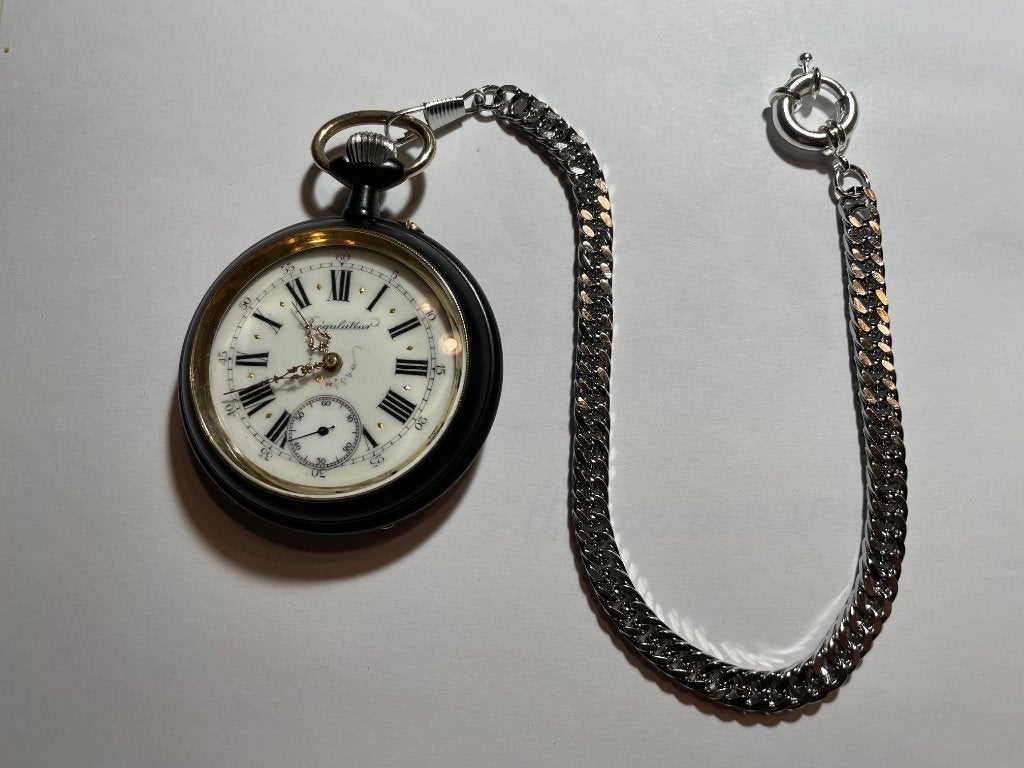 zakhorloge regulateur, Overige merken, Zakhorloge, Staal, 1900 tot 1930