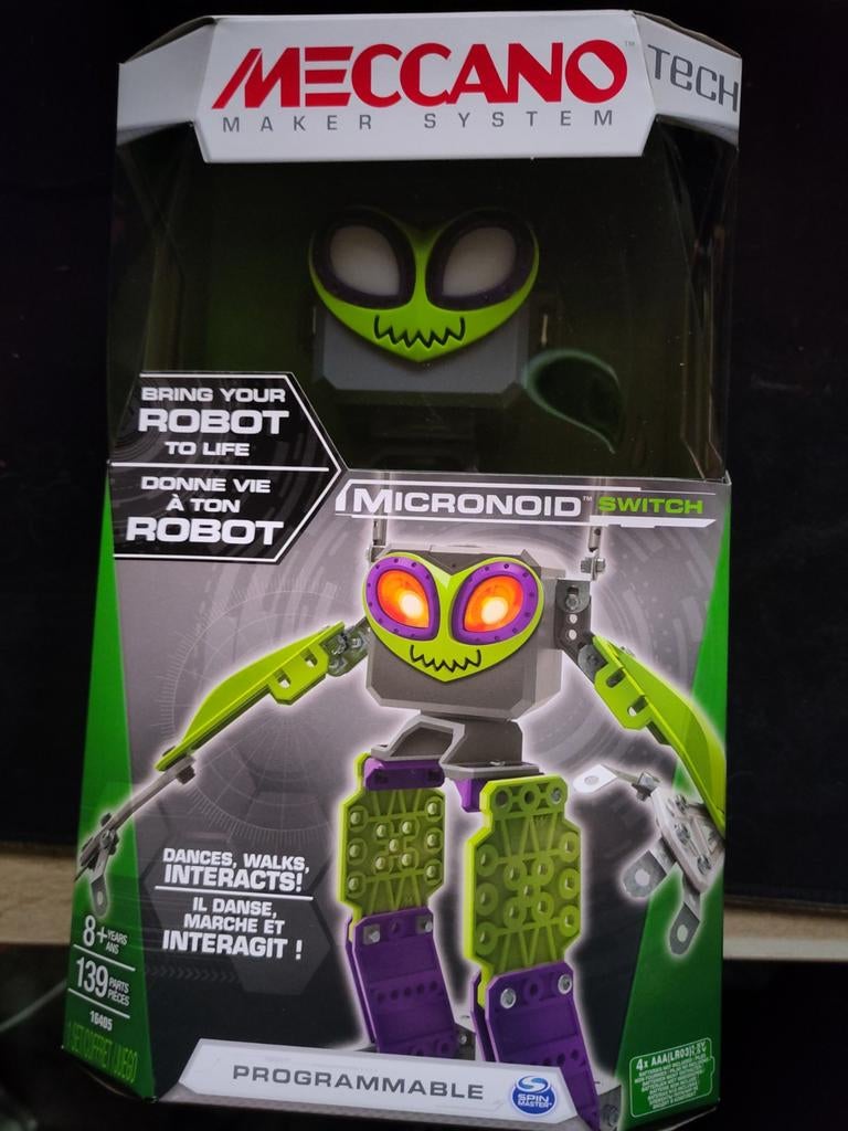 Meccano Micronoid Switch Robot - Nieuw in doos, Ophalen of Verzenden, Nieuw, Overige merken