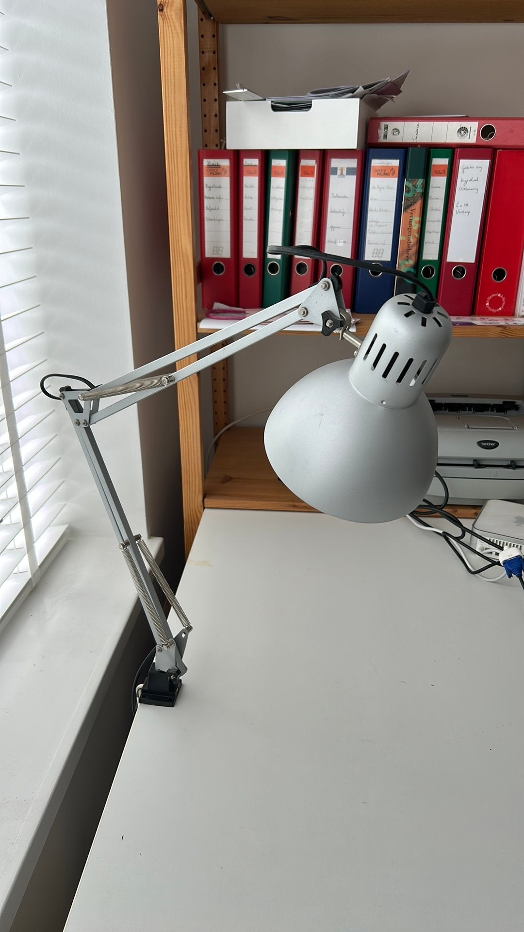 Bureaulamp, Ophalen, Gebruikt