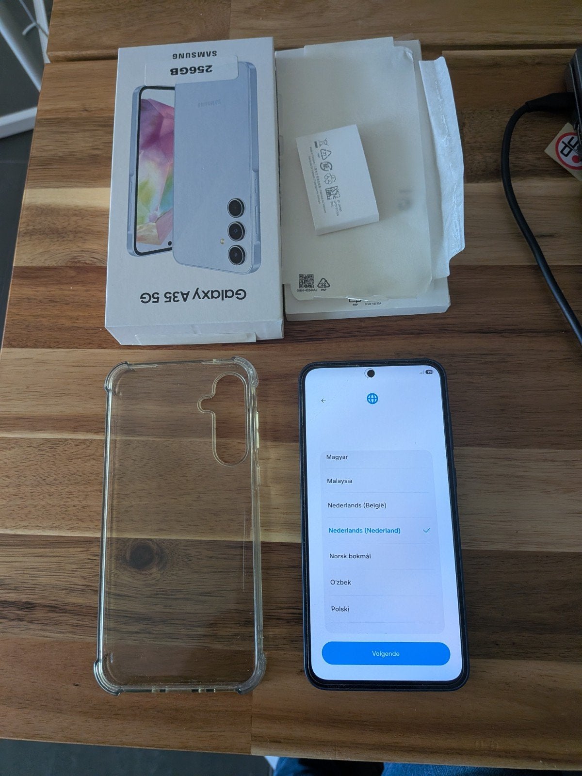Samsung Galaxy A35 5G Zwart 256GB - Zo goed als nieuw, Ophalen, Zwart, Touchscreen, Zo goed als nieuw