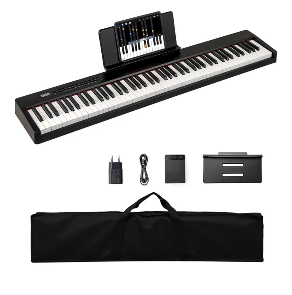 COSTWAY Keyboard Piano 88 toetsen, digitaal, MIDI, standaard, Muziek en Instrumenten, Keyboards, Ophalen of Verzenden, Nieuw, 88 toetsen