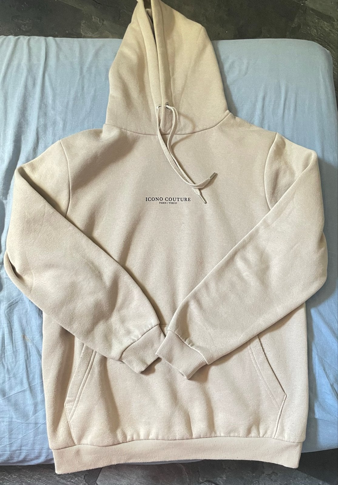 Nieuwe Icono Couture hoodie - Maat S, Ophalen of Verzenden, Nieuw, Maat 46 (S) of kleiner, Beige