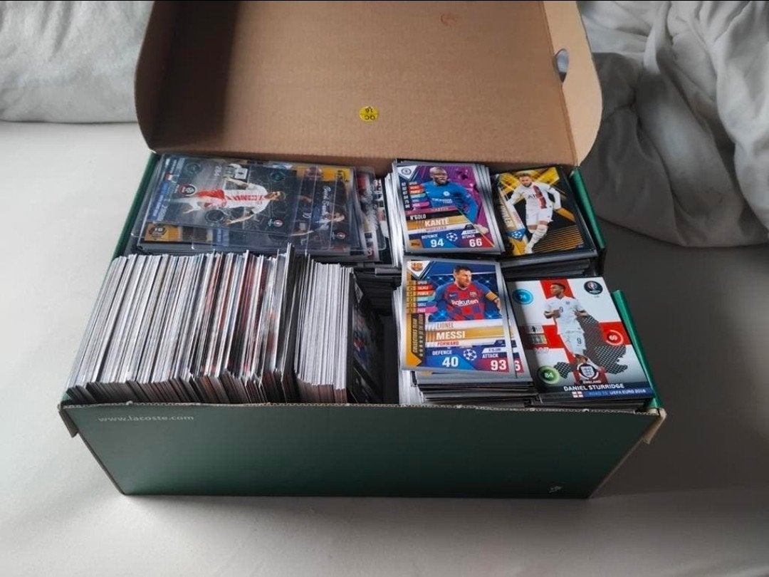 Grote collectie voetbalplaatjes - Match Attax, Adrenalyn XL, Ophalen of Verzenden, Gebruikt, Buitenlandse clubs, Spelerskaart