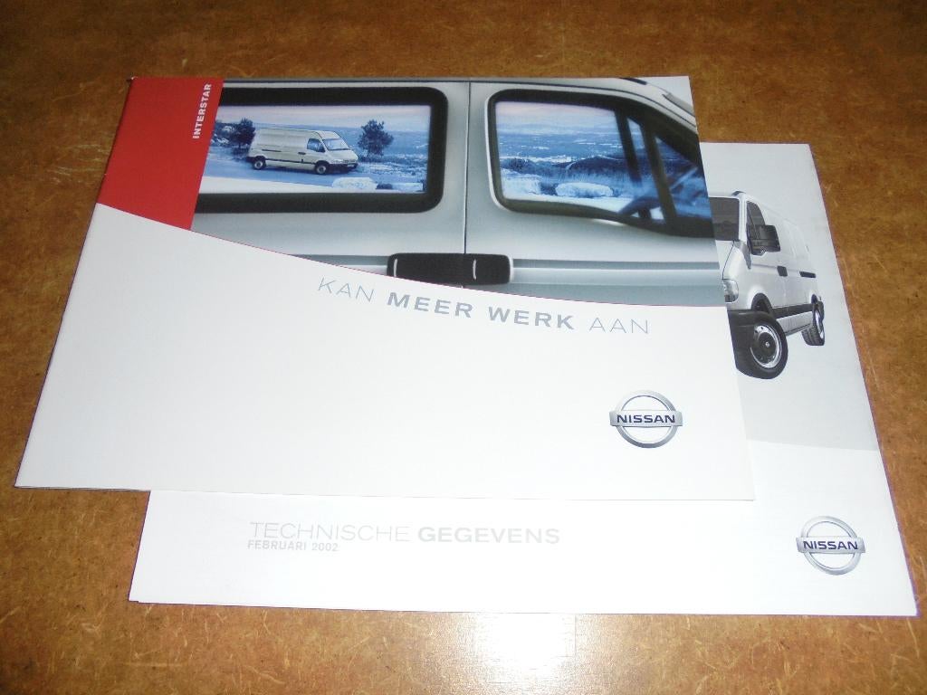 brochure Nissan Interstar  2002, Ophalen of Verzenden, Nieuw, Nissan