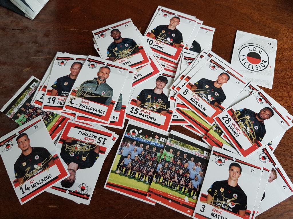 Excelsior voetbalplaatjes, Ophalen of Verzenden, Nieuw, Overige binnenlandse clubs, Poster, Plaatje of Sticker