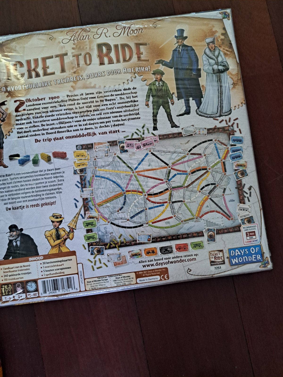 Ticket to Ride Bordspel - Nieuw in Verpakking, Hobby en Vrije tijd, Gezelschapsspellen | Bordspellen, Vijf spelers of meer, Ophalen of Verzenden