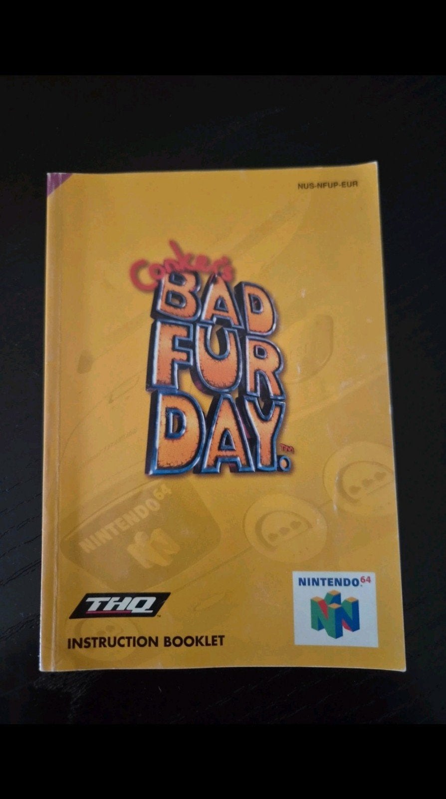 Conkers Bad Fur Day Instructie Boekje, Spelcomputers en Games, 1 speler, Eén computer, Zo goed als nieuw, Vanaf 7 jaar