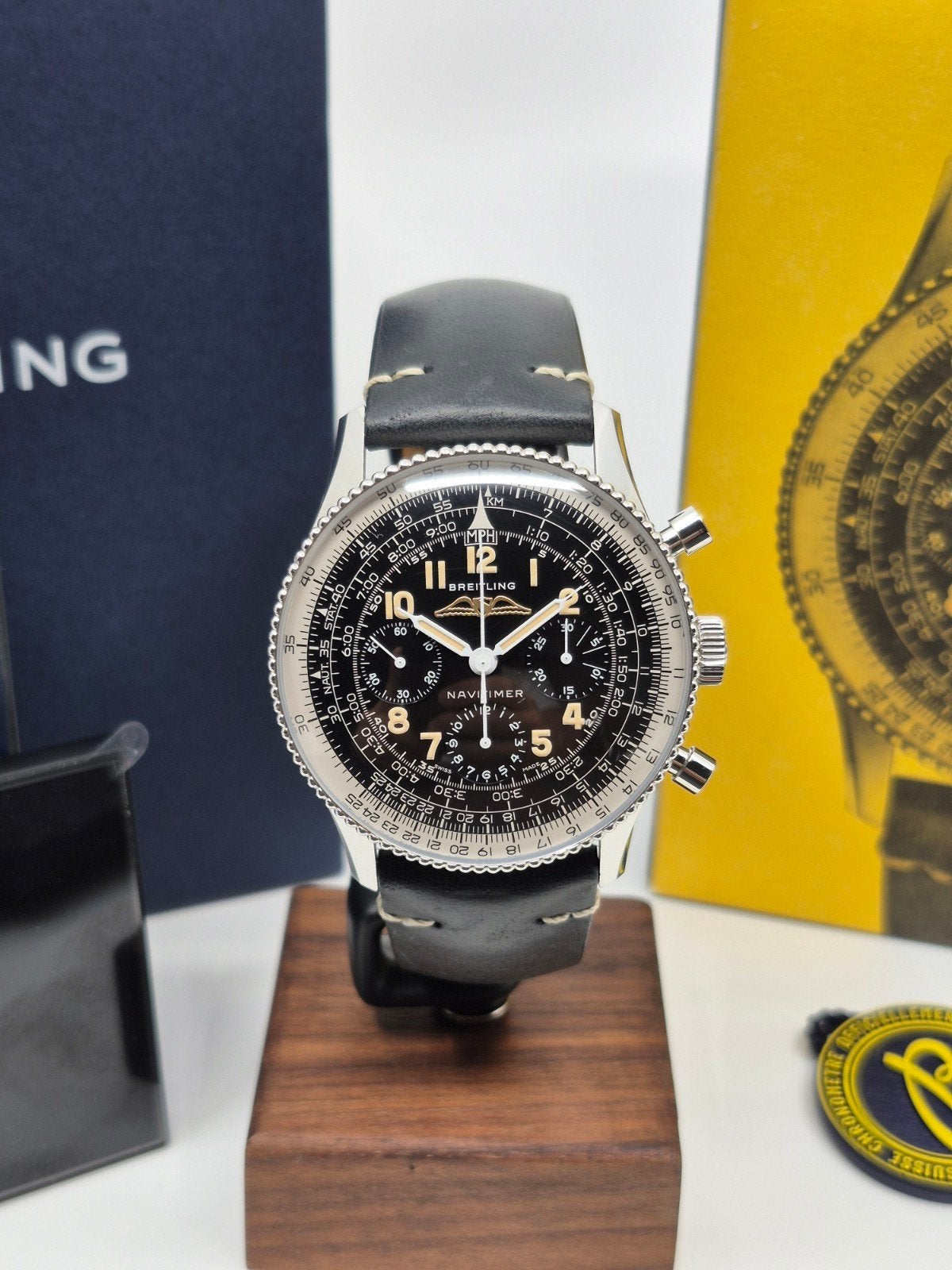 Breitling Navitimer 806 Re-Edition – 2019 | Full Set, Ophalen of Verzenden, Gebruikt, Breitling