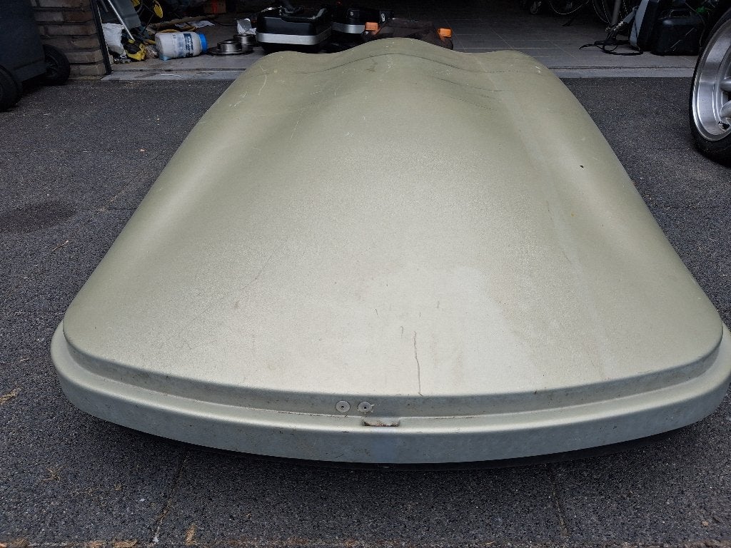 Hapro dakkoffer met Thule dakdragers, Auto diversen, Dakkoffers, Ophalen, Gebruikt