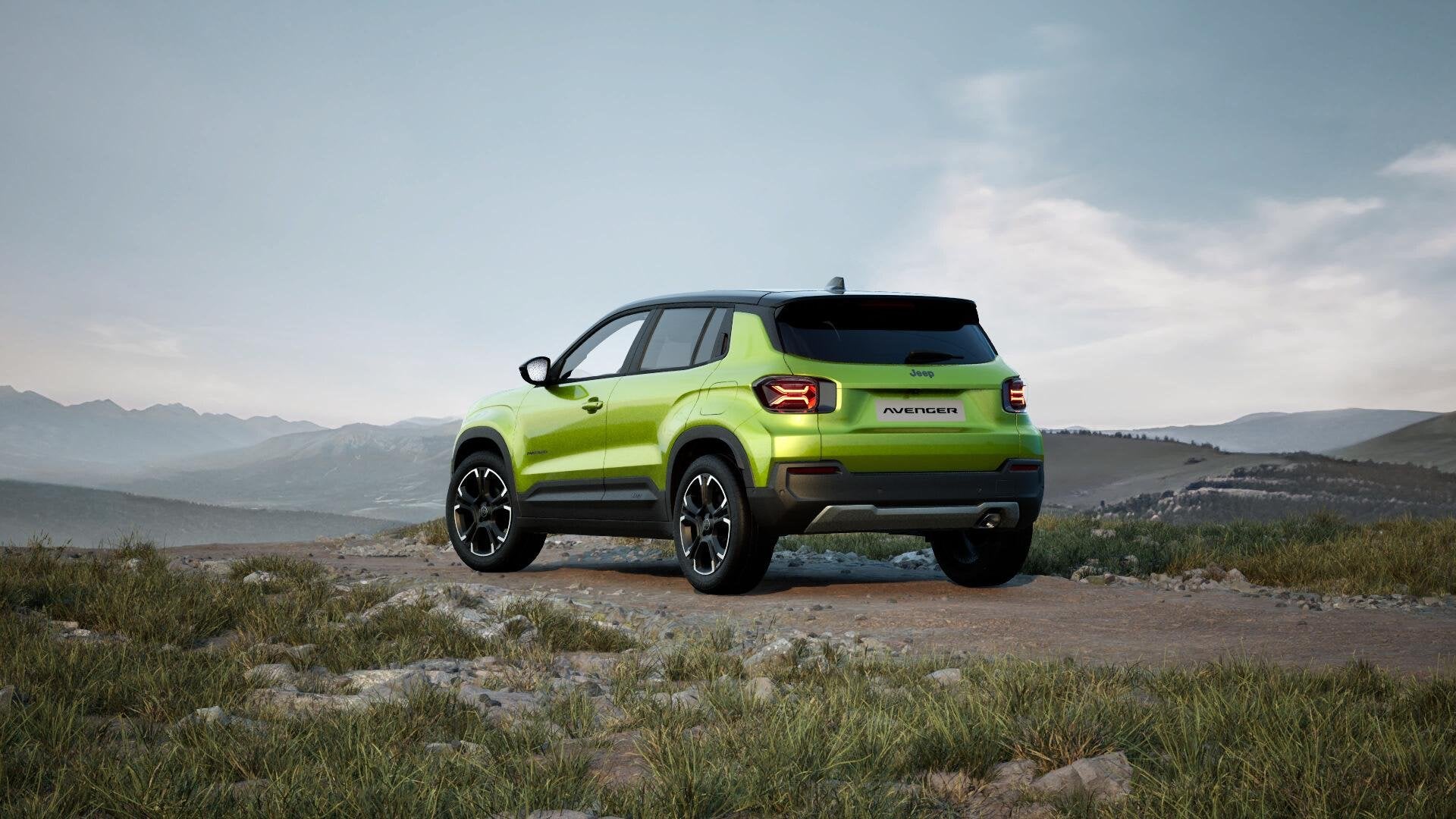 Jeep Avenger Longitude 54 kWh | NEW AVENGER | NU TE BESTELLE, Auto's, Jeep, Stof, 334 min, 156 pk, Zwart
