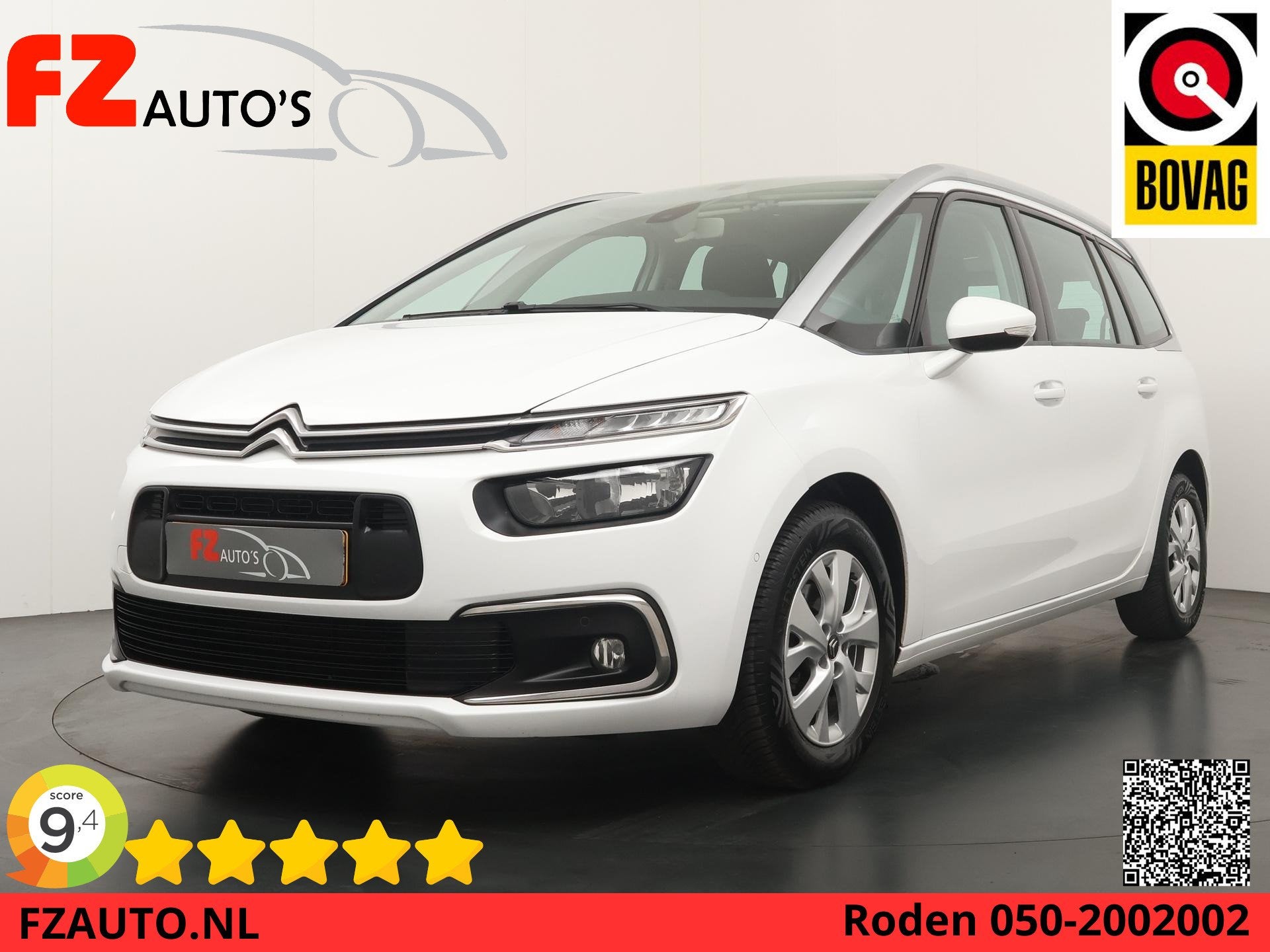 Citroen Grand C4 Picasso 1.2 PureTech Business - 7 persoons, Auto's, Voorwielaandrijving, Stof, Gebruikt, 1199 cc