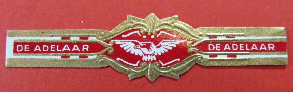 Sigarenbandje De Adelaar, Verzenden, Gebruikt, Sigarenbandjes