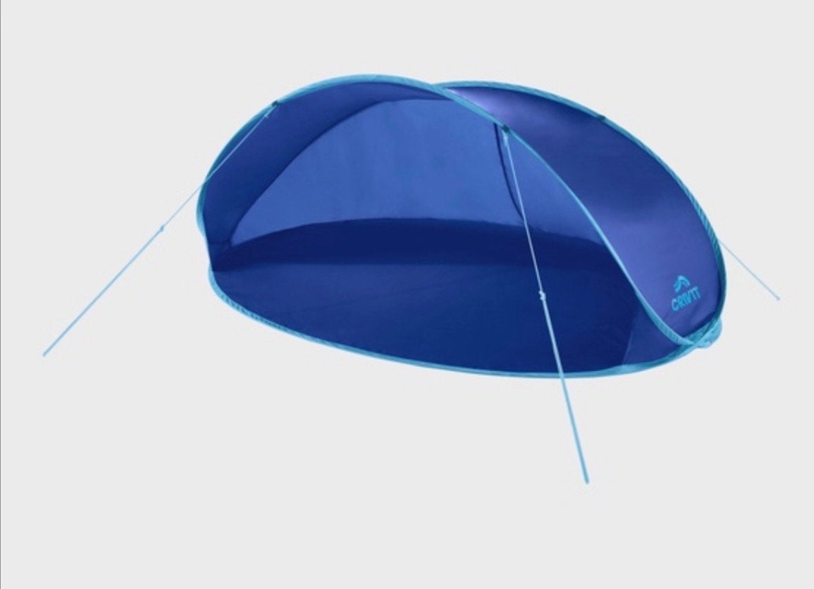 Crivit Pop-up Strandtent met UV-bescherming en draagtas, Caravans en Kamperen, Ophalen of Verzenden, Nieuw, Tot en met 2