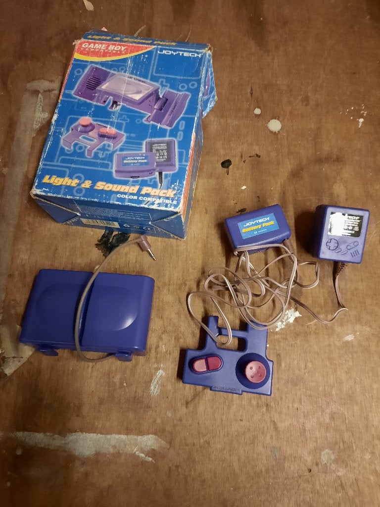Vintage Nintendo Gameboy Light & Soundpack in doos, Spelcomputers en Games, Avontuur en Actie, Gebruikt, 1 speler, Ophalen of Verzenden