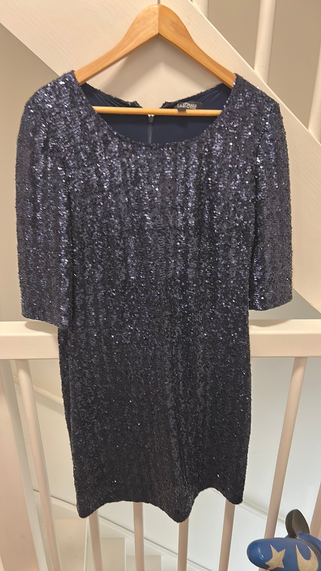 Palletten jurkje LA DRESS, Ophalen of Verzenden, Zo goed als nieuw, Maat 38/40 (M), Blauw