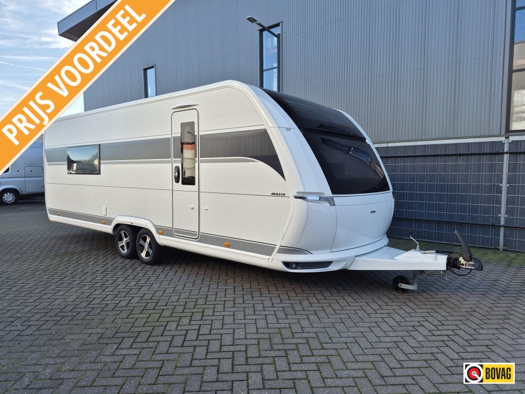 Hobby 660 WQM + garantie, Caravans en Kamperen, 2 aparte bedden, Rondzit, Hobby, 7 tot 8 meter