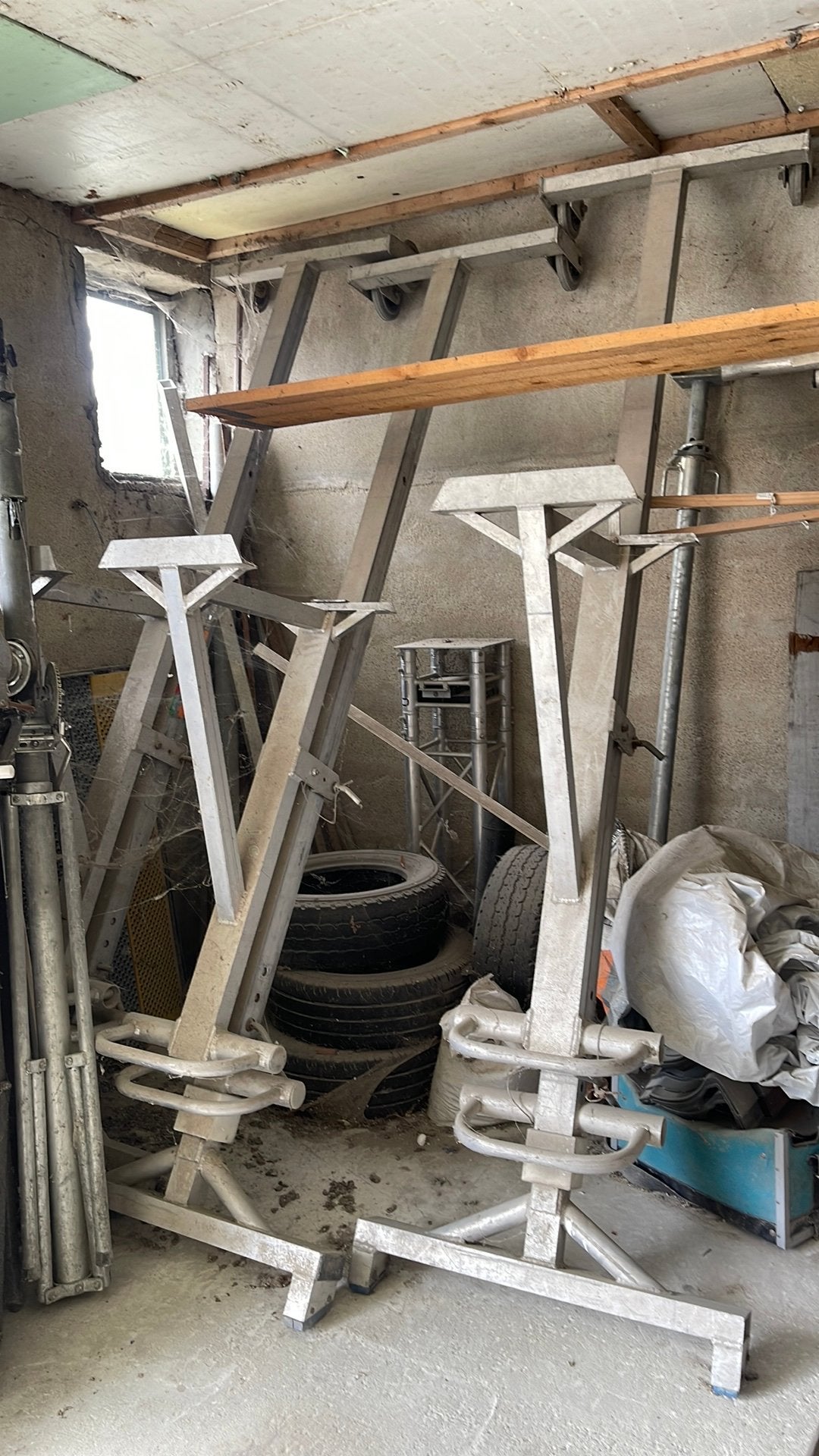 Te koop 4 skyworks gevelridders, Ophalen, Gebruikt, Gevelsteiger, 2 tot 5 meter