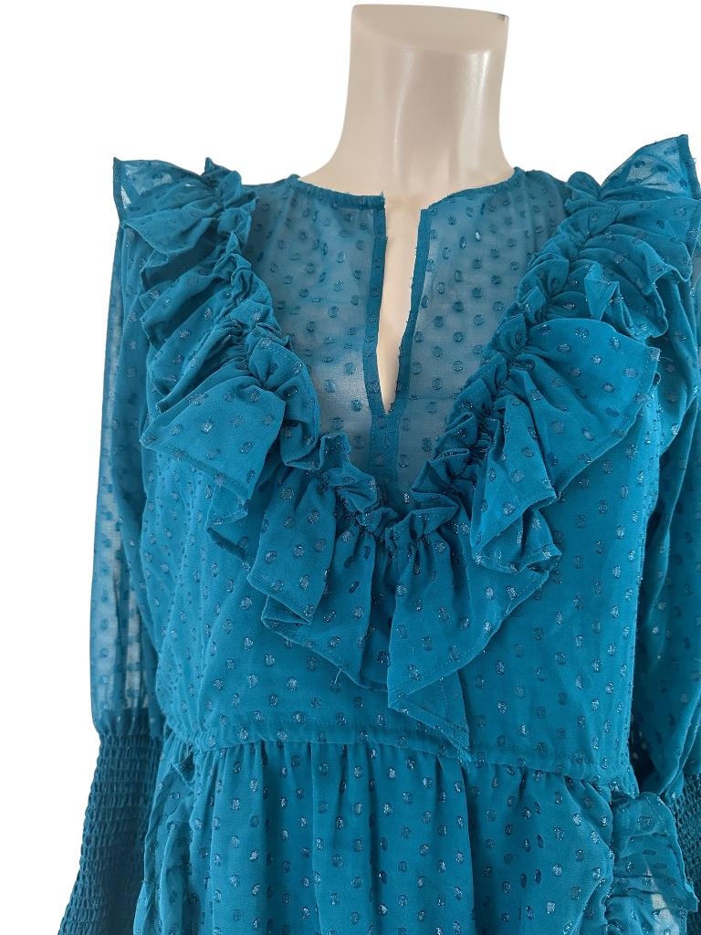 Lolly’s Laundry jurk S, Blauw, Ophalen of Verzenden, Zo goed als nieuw, Onder de knie