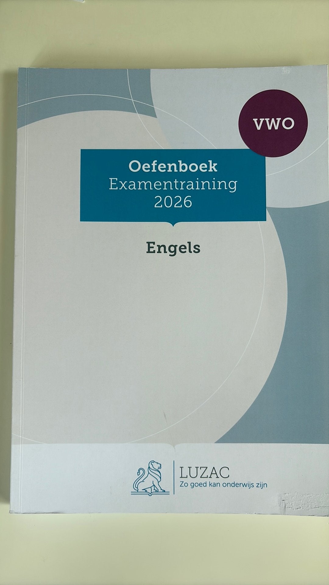 Luzac Oefenboek Examentraining VWO Engels 2026, Boeken, Schoolboeken, VWO, Engels, Ophalen of Verzenden, Zo goed als nieuw