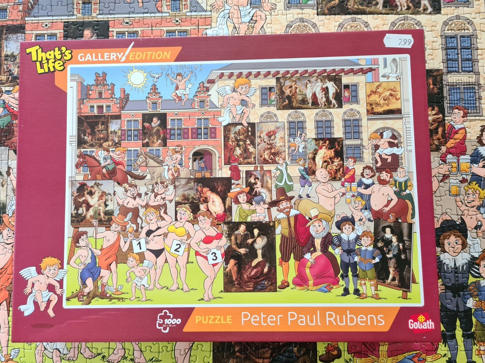 that's life puzzel 1000 st peter Paul rubens, Ophalen, 500 t/m 1500 stukjes, Gebruikt, Legpuzzel
