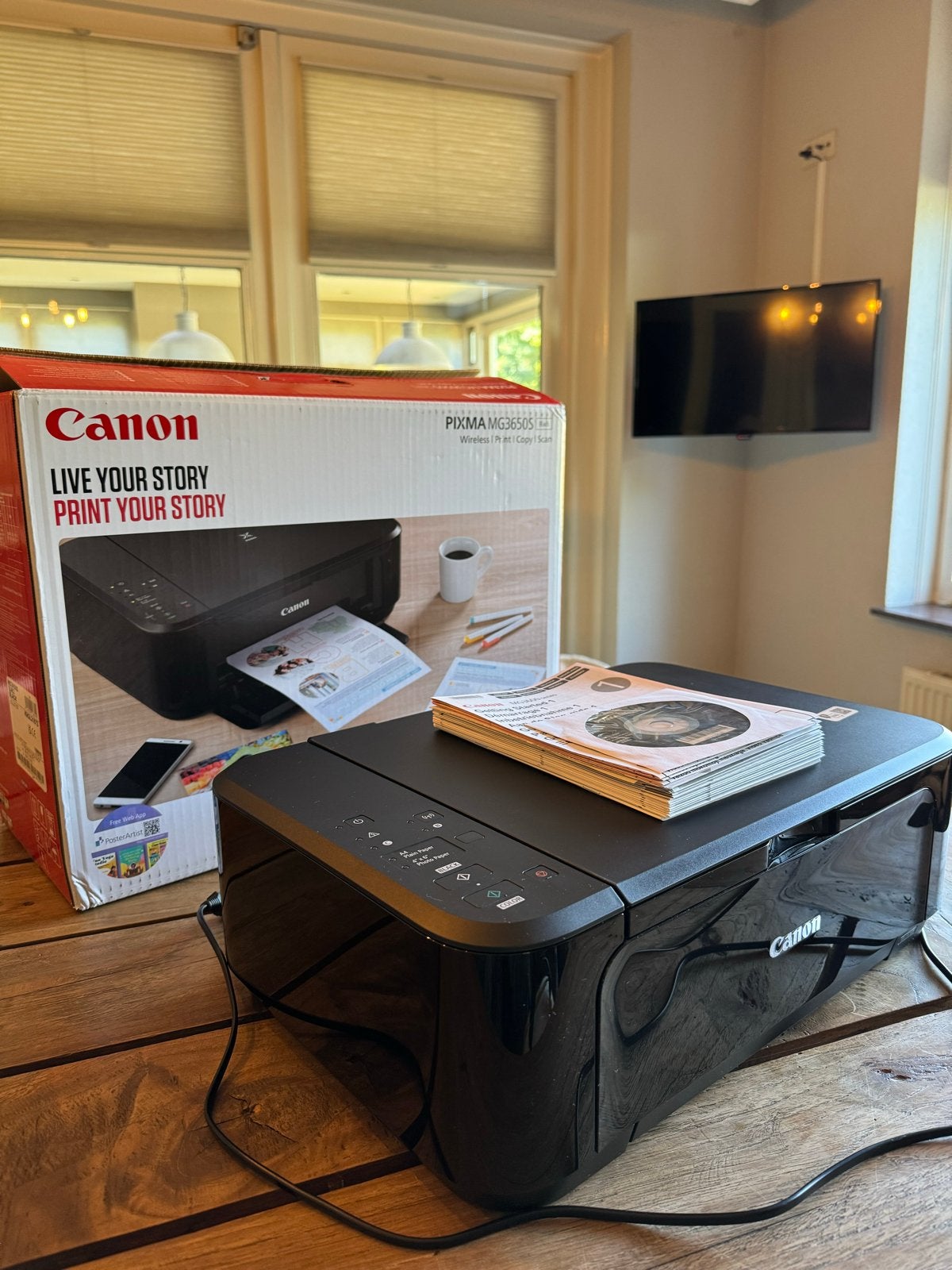 Canon PIXMA MG3650S All-in-One Printer - Zo goed als nieuw, Computers en Software, Ophalen, Inkjetprinter, All-in-one, Kleur printen