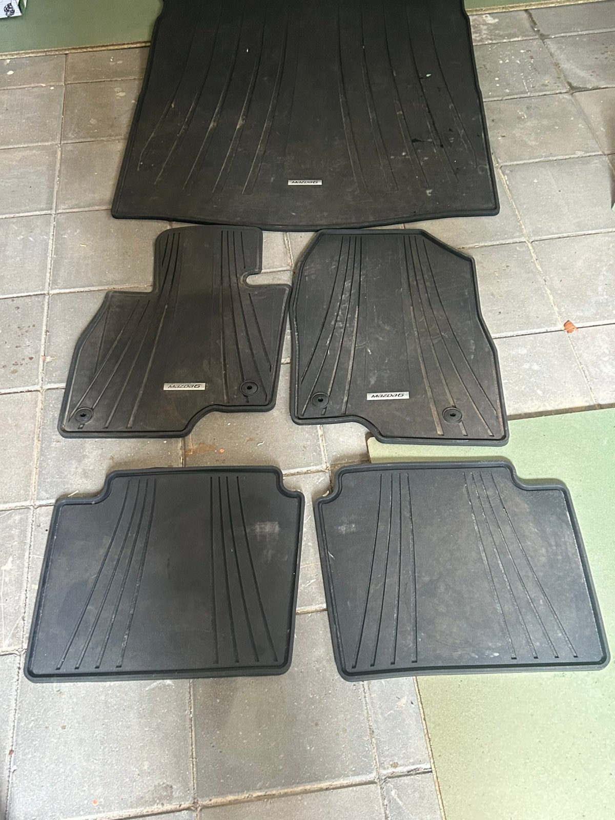 Originele mazda 6 rubbermaten set, Ophalen, Zo goed als nieuw