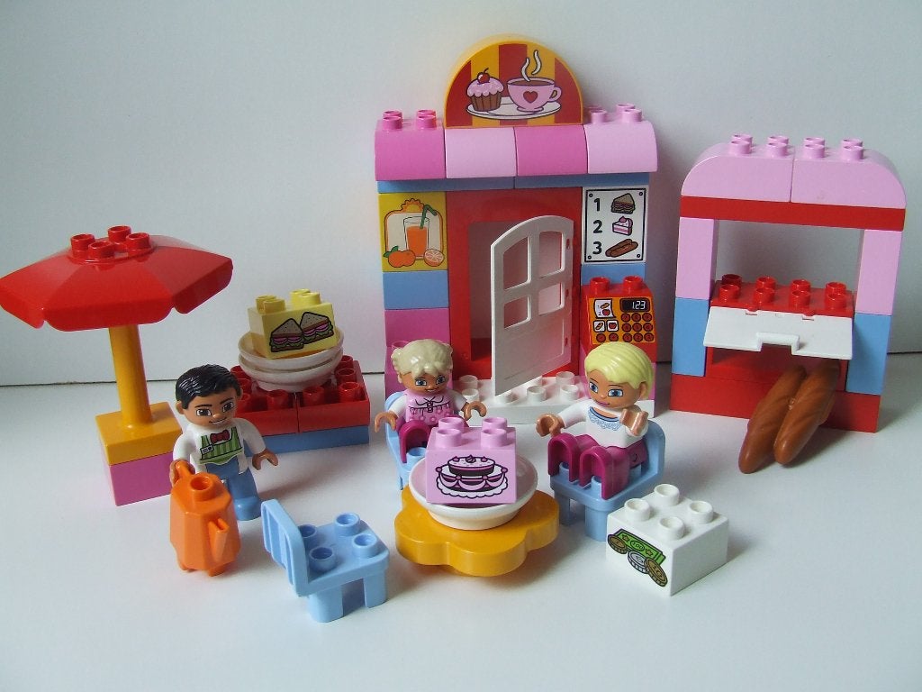 Duplo set 10587 – Café / Café (compleet), Ophalen of Verzenden, Zo goed als nieuw, Compleet, Duplo