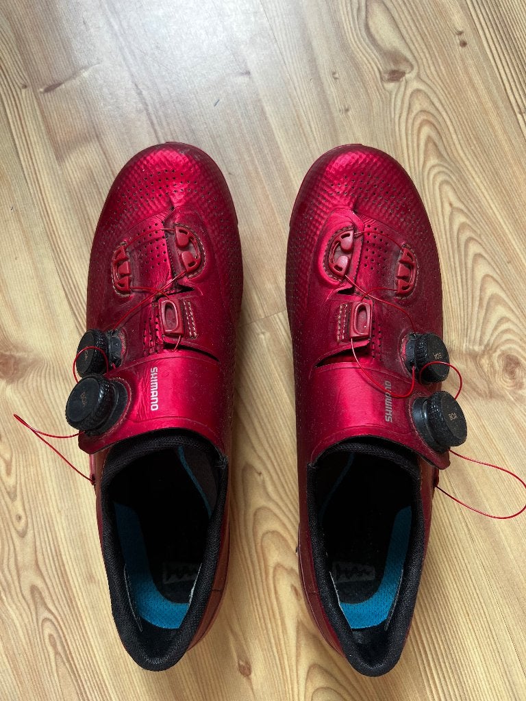 SHIMANO S-PHYRE 901 ROOD MAAT 44, Gebruikt, Heren, Schoenen, Overige maten