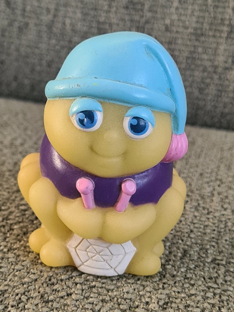 Glo friends worm glow in the dark vintage poppetje playskool, Gebruikt, Playskool hasbro, Ophalen of Verzenden, Nvt