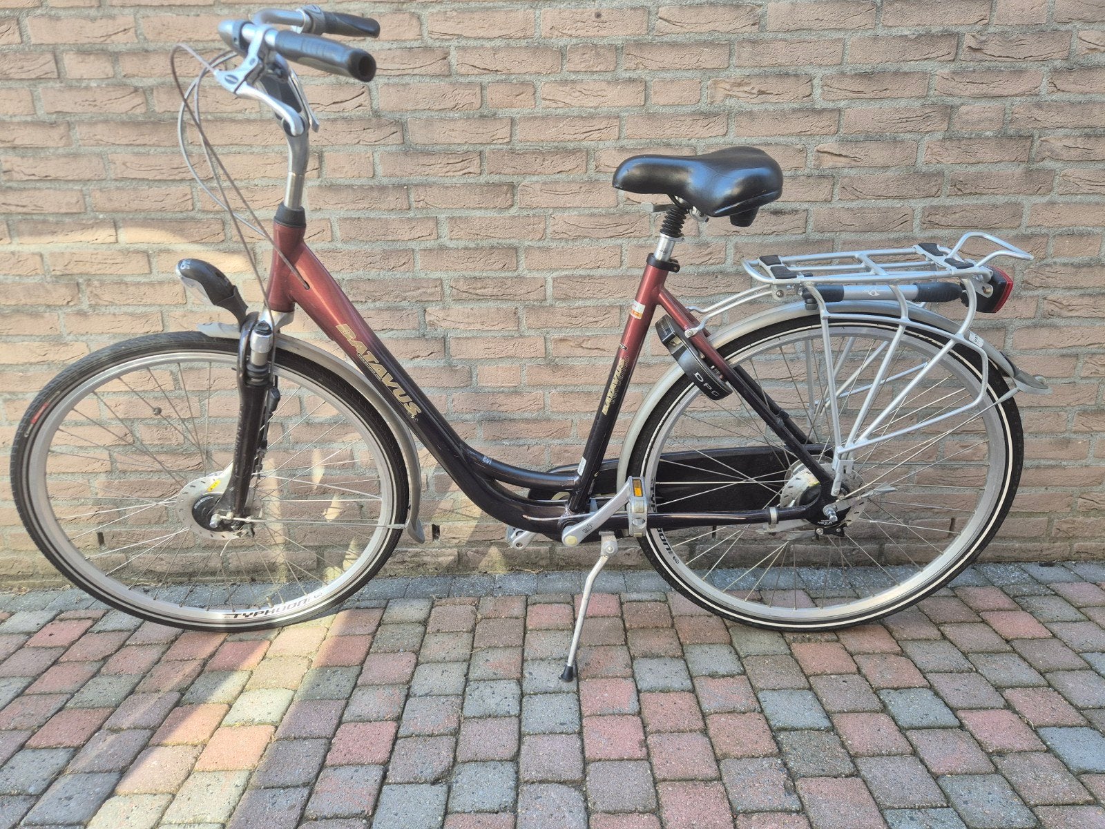 Batavus damesfiets met 8 versnellingen framemaat 53, (Extra) lage instap, Batavus, Ophalen of Verzenden, Schijfrem